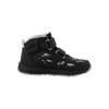 Sneaker JACK WOLFSKIN "WOODLAND 2 TEXAPORE MID VC K", Kinder, Gr. UK 1 - EU 33, Normalschaft, grau (phantom), Hauptmaterial: Synthetic ; ;Second Material: Textile; Futter: Texapore Core ;Sole: Rubber / EVA; 100% Rubber/ EVA, Schuhe