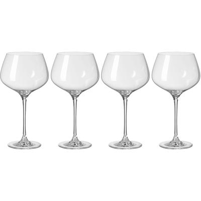 Weinglas FINK "PREMIO", transparent, H:24cm Ø:12cm, Glas, Trinkgefäße, Weißweinglas, Cocktailglas, 4er Set, transparent Image