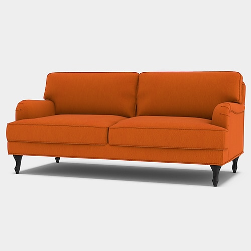 100% Baumwolle Sofaüberwurf 3-Sitzer Einfarbig Gesteppt Image