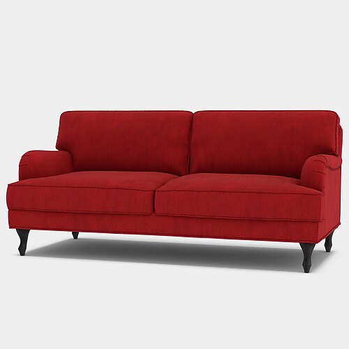 100% Baumwolle Sofaüberwurf 3-Sitzer Einfarbig Gesteppt Image