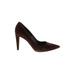 Ralph Lauren Collection Heels: Burgundy Shoes - Women's Size 8 1/2