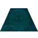 Turquoise 65" x 105" L Area Rug - Lofy Atina Vintage Wool Handmade Area Rug 105.0 x 65.0 x 0.4 D | 65" W X 105" L | Wayfair Lo-8684012191455