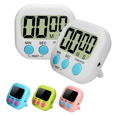 Digital Kitchen Timer LCD Digital Countdown Timer Cooking Timer Alarm Clock Home Kitchen Accessories