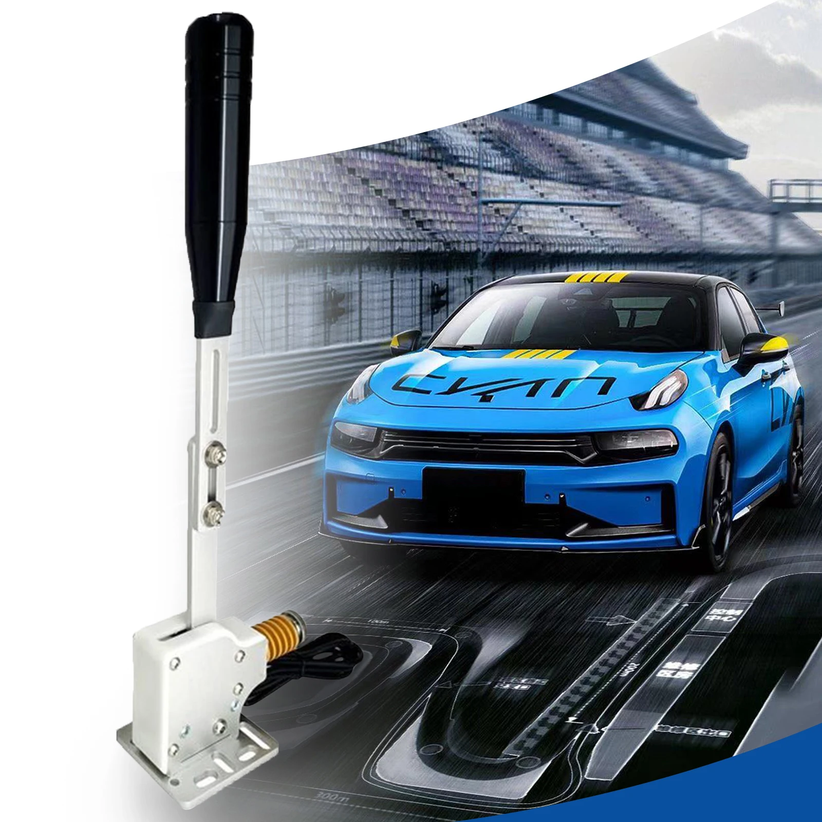 G27 G29 PC USB Linear Handbremse Sim Racing Game Mentor für Tumaster GT Lenkrad Sim Racing Game USB Handbremse Image