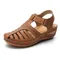 2023 moda estate scarpe da donna sandali scarpe con punta tonda cava scarpe da donna estive con