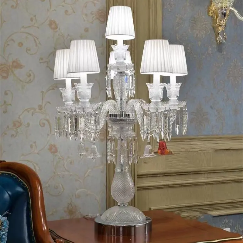 Mode kristall tischlampen für schlafzimmer luxus kristall tischlampe moderne nachttischlampe amerikanischen K9 luxus kristall dekoration lampe