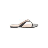 Stuart Weitzman Flip Flops: Gray Shoes - Women's Size 10