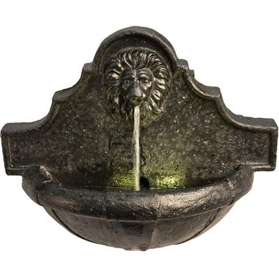 Teamson Home - Garden Wasserspiel & Lichter, Wandmontierter Wasserbrunnen für den Innenbereich, Image