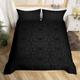 Homemissing Adults Gothic Bedding Set Super King Size Vintage Rose Boho Comforter Cover Set for Boys Girls Ombre Black Damask Duvet Cover Luxury Farmhouse Bedspread Cover Room Decorations Quilt Cover