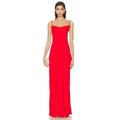Anna October Yelena Maxi Dress in Red - Red. Size XS (also in L, M, S).
