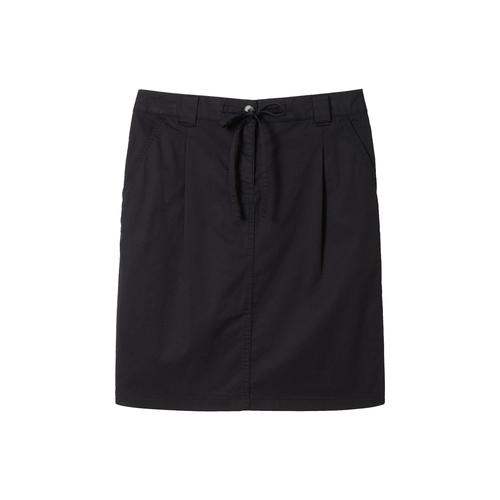 TOM TAILOR Damen Chino Rock, schwarz, Uni, Gr. 40