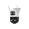 Imou - crusier dual 6mp (3mp+3mp) telecamera wi-fi esterno doppio obiettivo, 360°ptz videocamera