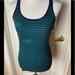 J. Crew Tops | J Crew | Tank Top, Blue/Green Stripe, Sz M | Color: Blue/Green | Size: M