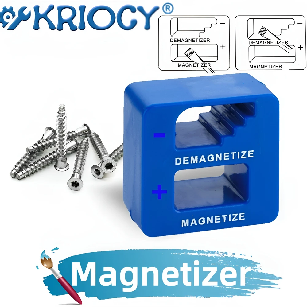 Tournevis magnétiseur outil de démagnétiseur magnétique de haute qualité tournevis bleu tournevis magnétique outil tournevis outils à main