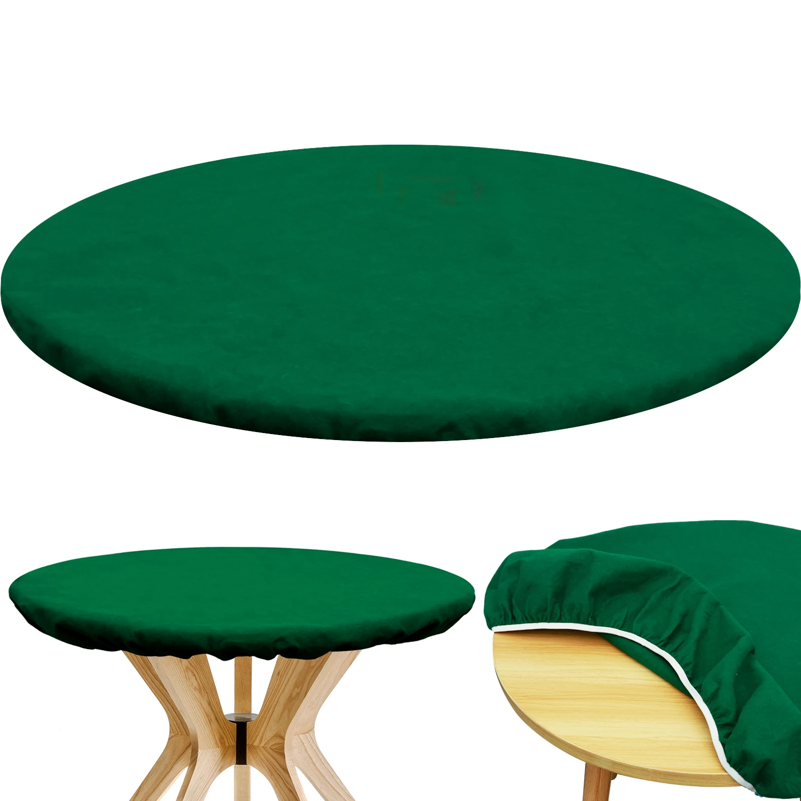 Filz Karte Tisch Spiel Abdeckung Runde Tischdecke Poker Tisch Abdeckung Spiel Tisch Topper Matte Elastische Karte Spiel Tisch Schutz