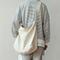 TEMU Extra-large Capacity Canvas Crossbody Bag, Adjustable Wide Strap, & Stylish, Minimalist Black Shoulder Bag For Daily & School Use