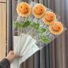 1pc Artificial Sunflower Hand-woven Bouquet - Finished Handmade Braided Bouquet Finished - Immortal Flower Teacher's Day Day Gift Knitted Flower