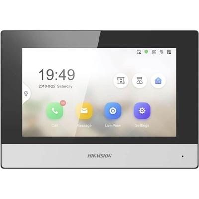 Hikvision - Innenstationsmonitor IP-Video-Gegensprechanlage lcd tft 7' Touch DS-KH6320-WTE1 Image