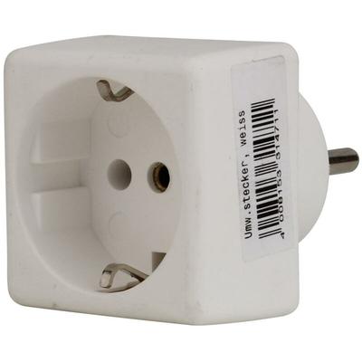 Bergangsstecker f/d weiß Übergangsstecker Image