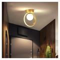 Ceiling Light, LED Modern Chandelier Lamp, Ceiling Lights Compatible with Kids Bedroom Glass Shade Led Ceiling Lamp Home Fixtures Stairs Corridor Lighting 18W,Modern LED Chandelier