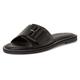 Pantolette TAMARIS Gr. 38, schwarz Damen Schuhe Pantoletten Sommerschuh, Schlappen mit breiter verstellbarer Schnalle