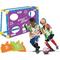 Porta Da Calcio Per Bambini 130 x 100 Cm Con Fori Punteggio 4 Casacche e Pallone