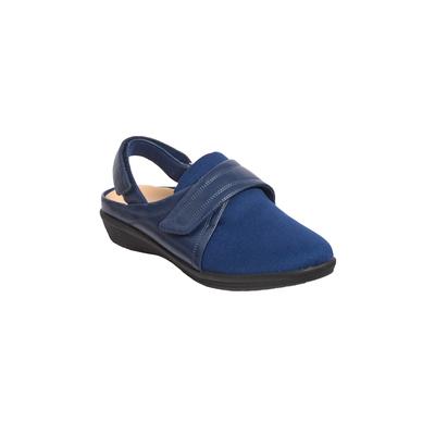 Wide Width Women's The Bryce Orthotic Sling by Comfortview in Navy (Size 10 1/2 W)