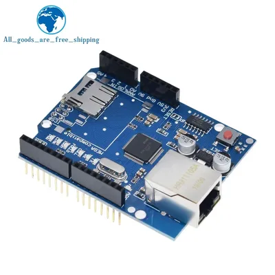 TZT UNO Shield Ethernet Shield W5100 R3 UNO Mega 2560 1280 328 UNR R3 only W5100 Development board