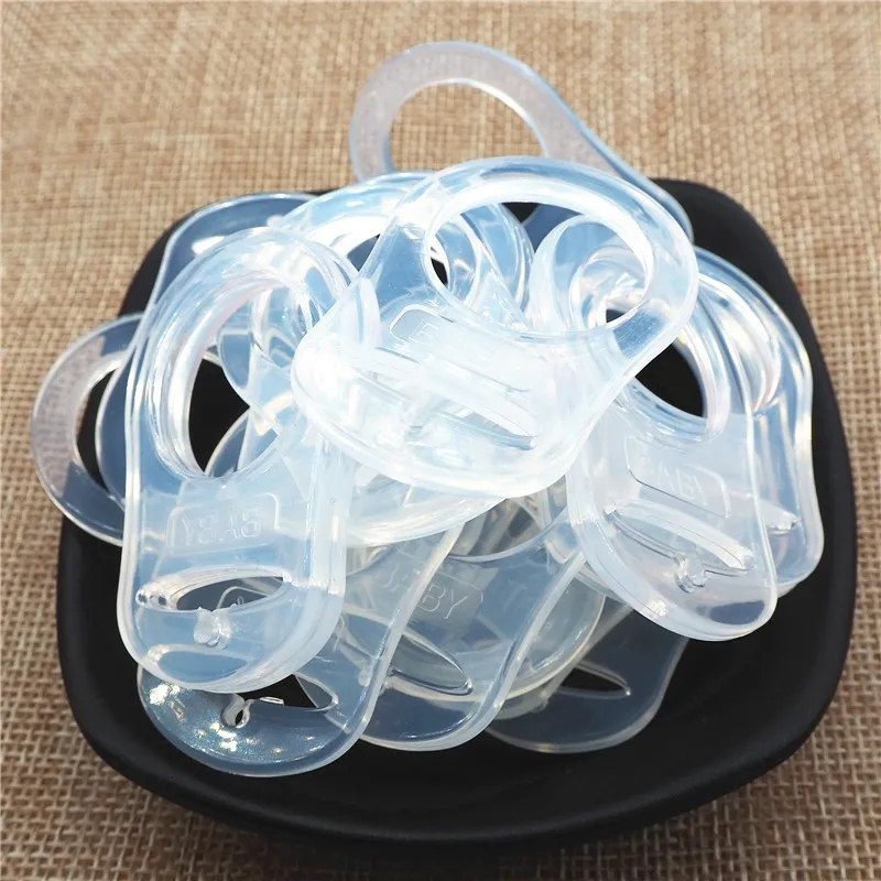 Chenkai 200 pièces Transparent Silicone bébé sucette Mam adaptateur joints toriques NUK adaptateur factice anneaux bricolage jouet accessoires sans BPA
