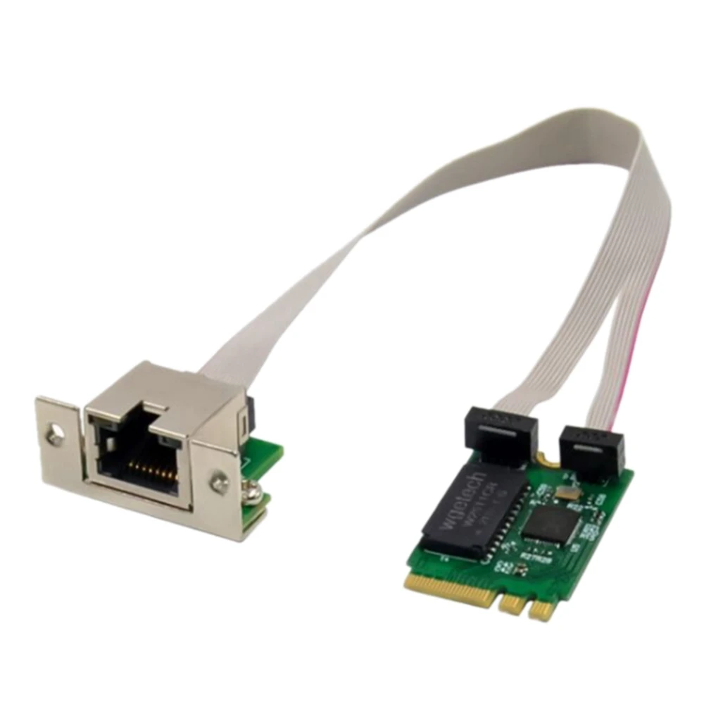 M.2 a e 2,5g Ethernet-Adapter 2,5g/1g/m Multi-Gigabit m.2 Netzwerk karte 8125b com Image