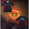 2024 League of Legends SKT T1 Uniform Jersey Esports T Shirt Game LOL MSI S14 Faker T-Shirt uomo 3D