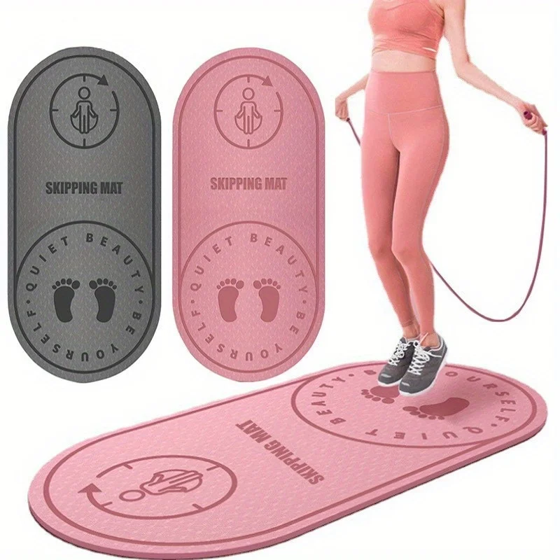 1 Stück (2,36 Zoll/3,15 Zoll) Dicke Stpe Springseil matte, langlebige rutsch feste Fitness übung ma geeignetes Fitness training, Körper training