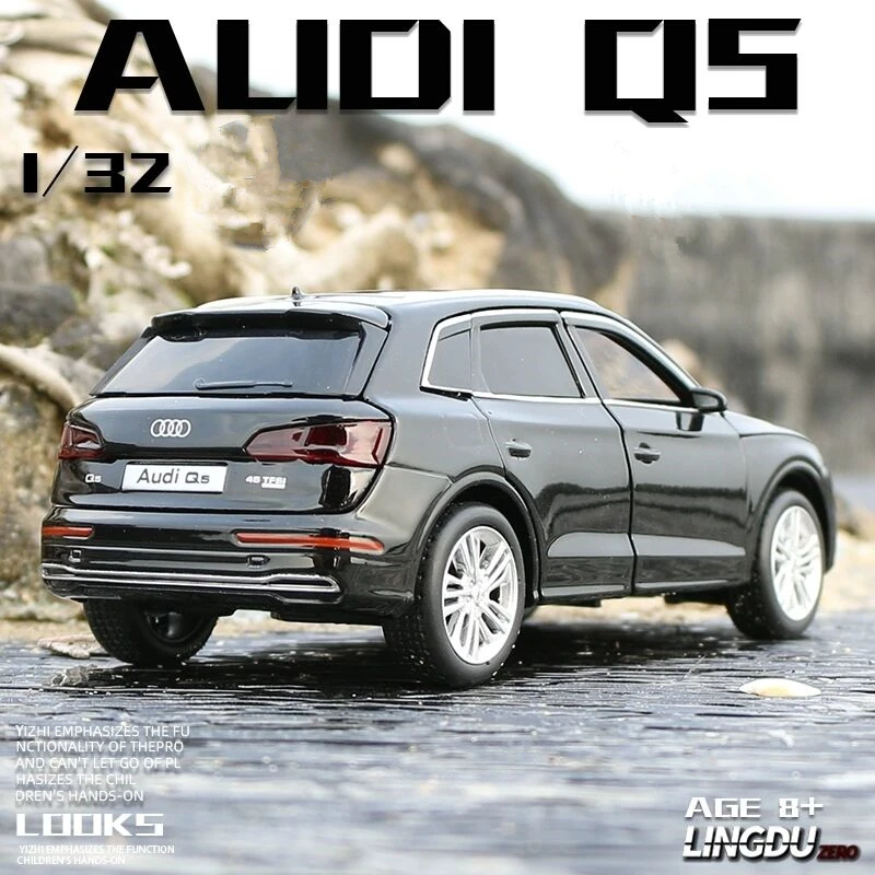 1:32 Q5 SUV Legierung Auto Modell Druckguss Metall Spielzeug Fahrzeuge Auto Modell Hohe Simulation Sound und Licht Sammlung Kinder Spielzeug geschenke Image