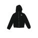 The North Face Zip Up Hoodie: Black Tops - Kids Girl's Size 7