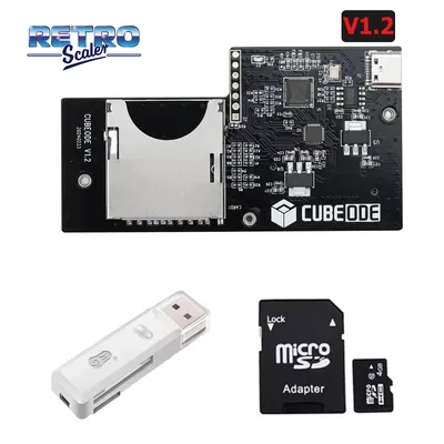 RetroScaler CUBEODE V1.2 Optical Drive Emulator Board for GC Loder Swiss SD2SP2 Reader for All