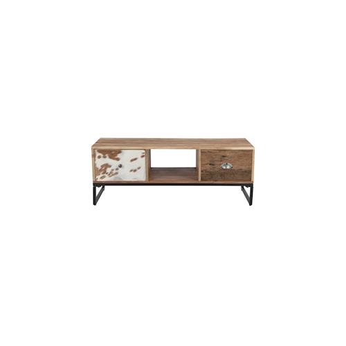 TV Lowboard Konsolentisch Fernsehschrank Kommode Massivholz 110 cm WOMO-DESIGN®