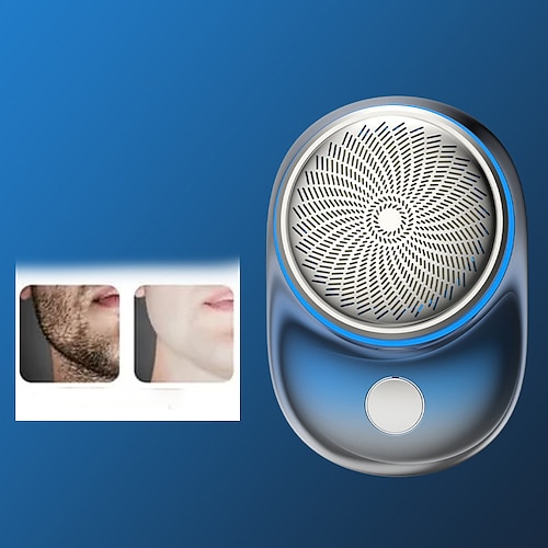 2023 leistungsstarker Storm Rasierer für Männer Mini tragbarer elektrischer Reise-Rasierer wiederaufladbar nass und trocken Verwendung Gesicht Bart Rasierer Valentinstagsgeschenk Image