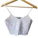 American Eagle Outfitters Tops | American Eagle White Lace Crochet Look Summer Sleeveless Crop Top Xs | Color: White | Size: Xs