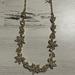 J. Crew Jewelry | J Crew Jcrew Diamond Gold Flower Necklace New With Tags Brilliant Silver | Color: Gold/Silver | Size: Os