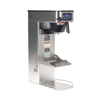 Bunn 52200.0000 Sure Immersion Tea/Coffee Brewer, Flip Tray, 29" Trunk, Dual Voltage, Stainless Steel, 29-in. Trunk, Silver, 120/208/240 V