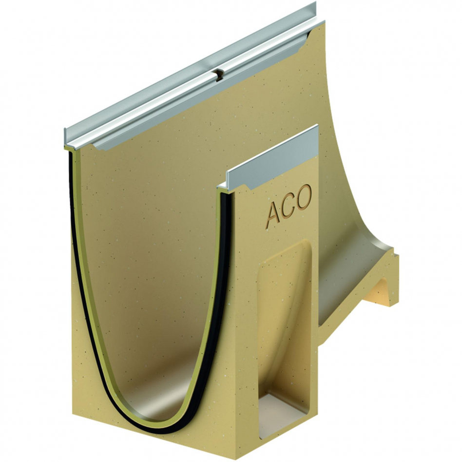 ACO Drain Multiline Seal in Entwässerungsrinne mit Sohlensprung, Edelstahl, 10-20,V200 Image