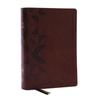 Nkjv, The Bible Study Bible, Leathersoft, Brown, Comfort Print: A Study Guide For Every Chapter Of The Bible