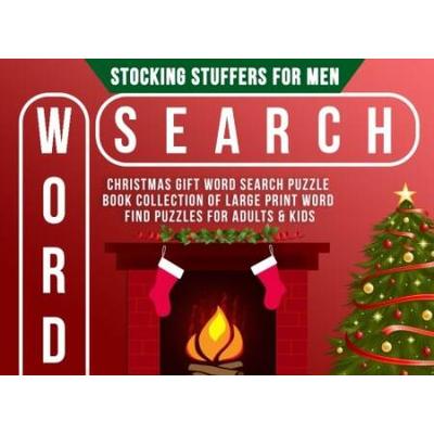 Stocking Stuffers for Men Christmas Gift Word Search Puzzle Book Collection of Large Print Word Find Puzzles for Adults Kids