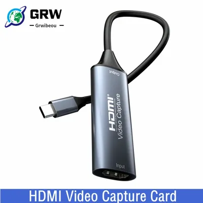 HDMI to USB 2.0 USB 3.0 USB-C Video Grabber Box 4K 30Hz HDMI Video Capture Card For Macbook PS4 PC