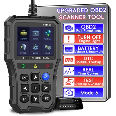 Professional OBD2 Scanner Diagnostic Tool Check Engine Light Vehicle Code Reader Car Fault Code