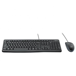 Logitech Desktop Mk120, ist Usb Qwerty Englisch schwarz Image