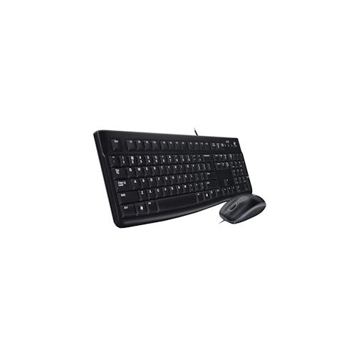 Logitech Desktop Mk120, ist Usb Qwerty Englisch schwarz