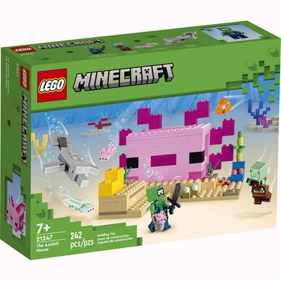 LEGO Minecraft The Axolotl House, 242 pieces