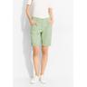 Bermudas CECIL Gr. 30, N-Gr, grün (raw matcha lime) Damen Hosen mit Stretchanteil