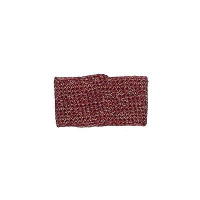 Coal Ear Muffs: Burgundy Houndstooth Accessories